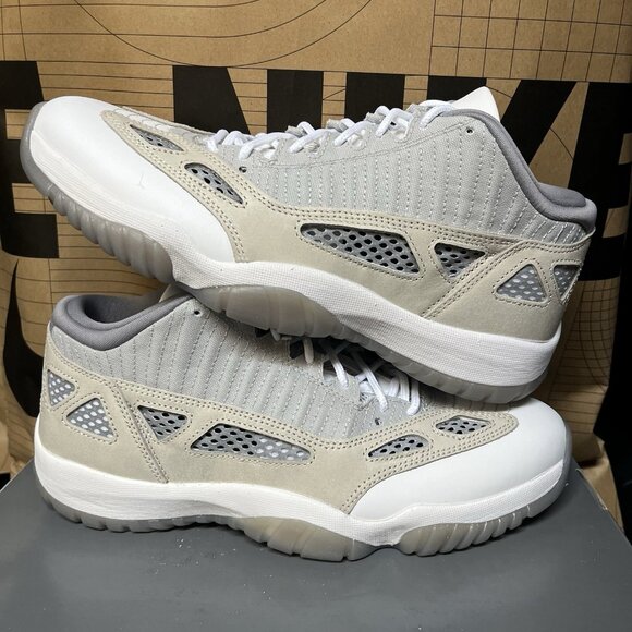 NEW Nike Air Jordan 11 Retro Low IE Orewood Brown White 919712-102 Size 10 - Picture 1 of 7
